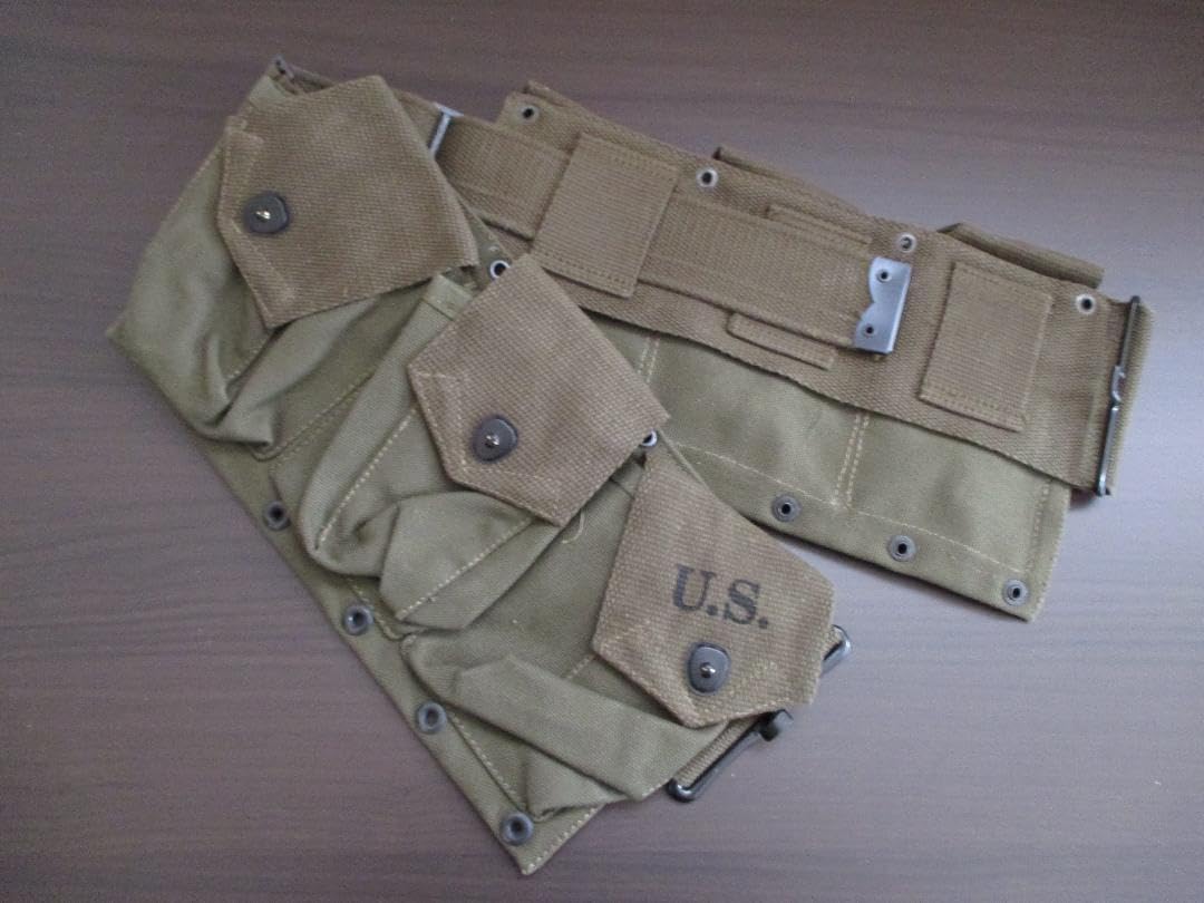 新品　レプリカ　OD色　米軍　M1938　ブローニング　BAR　マシンガンベルト レプリカ OD色 米軍 M1938 ブローニング BAR マシンガンベルト